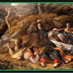 King Lear with green, black border